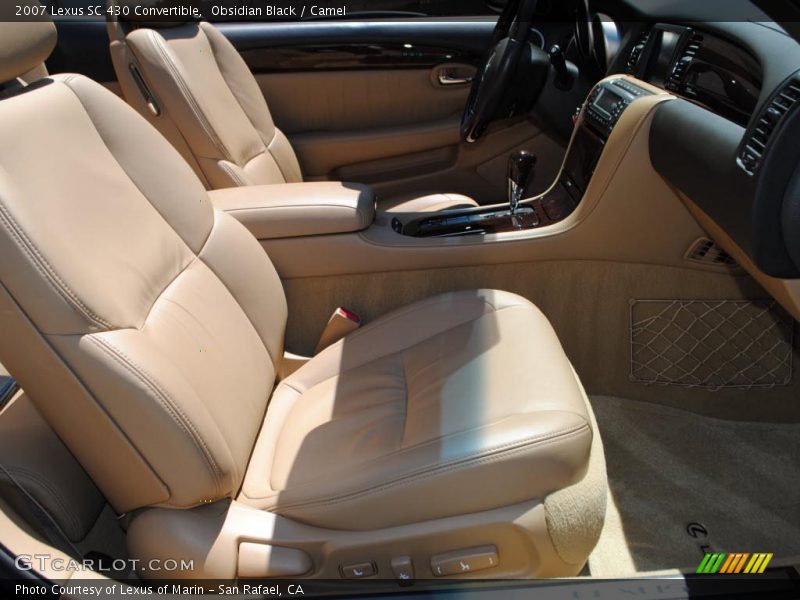Obsidian Black / Camel 2007 Lexus SC 430 Convertible