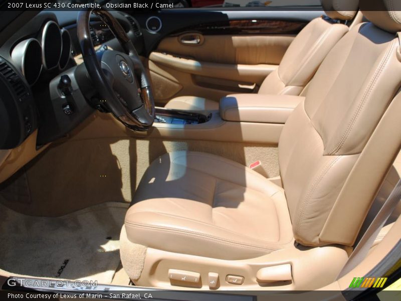 Obsidian Black / Camel 2007 Lexus SC 430 Convertible