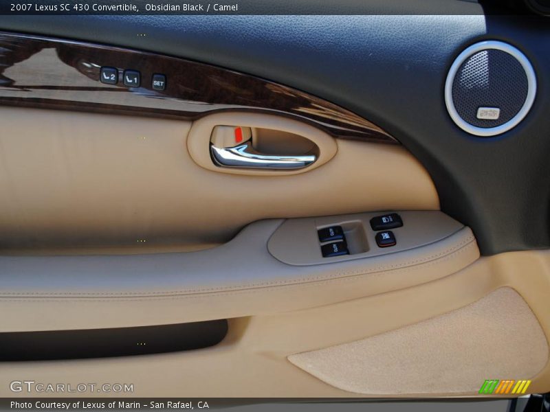 Obsidian Black / Camel 2007 Lexus SC 430 Convertible
