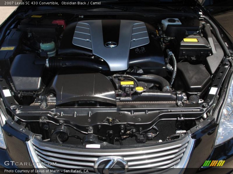 Obsidian Black / Camel 2007 Lexus SC 430 Convertible