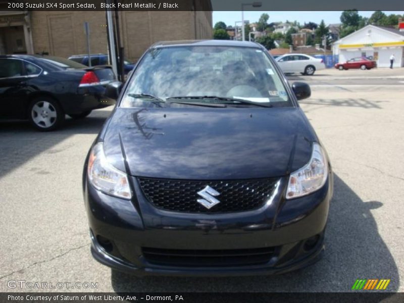 Black Pearl Metallic / Black 2008 Suzuki SX4 Sport Sedan