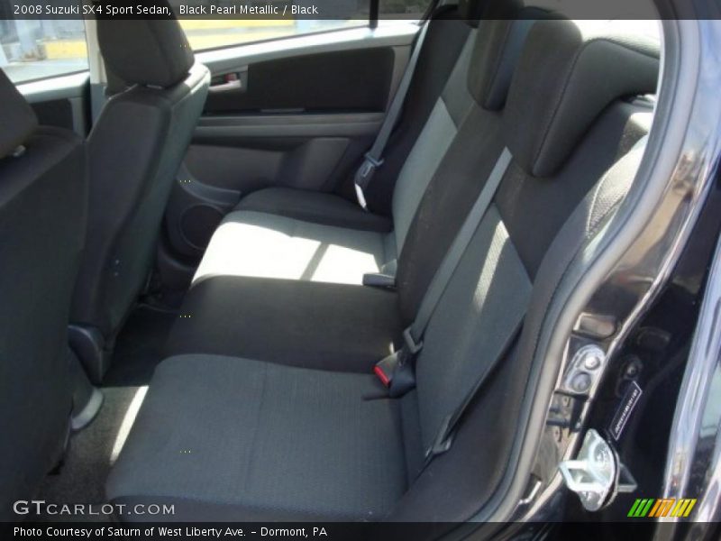 Black Pearl Metallic / Black 2008 Suzuki SX4 Sport Sedan