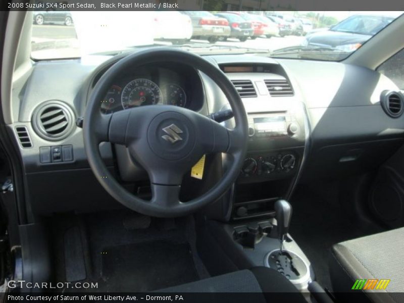 Black Pearl Metallic / Black 2008 Suzuki SX4 Sport Sedan