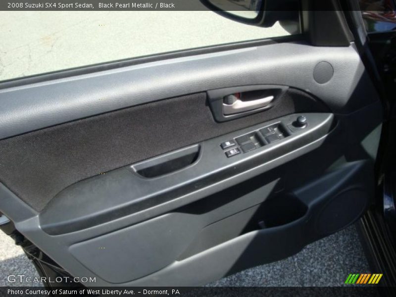 Black Pearl Metallic / Black 2008 Suzuki SX4 Sport Sedan