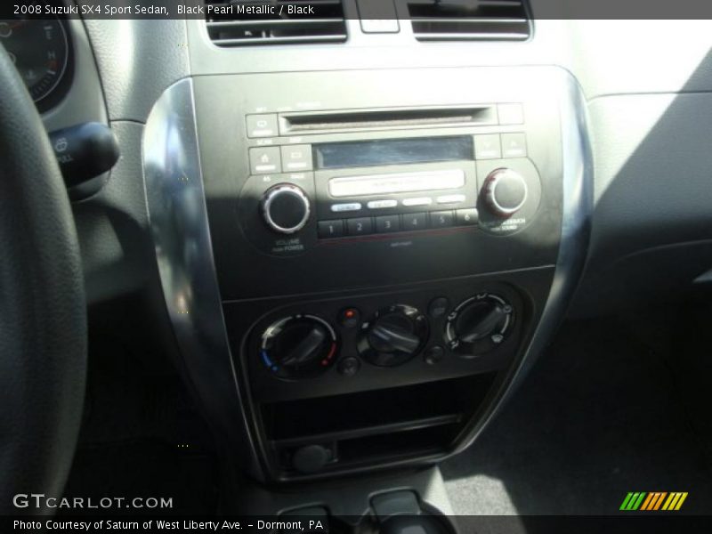 Black Pearl Metallic / Black 2008 Suzuki SX4 Sport Sedan