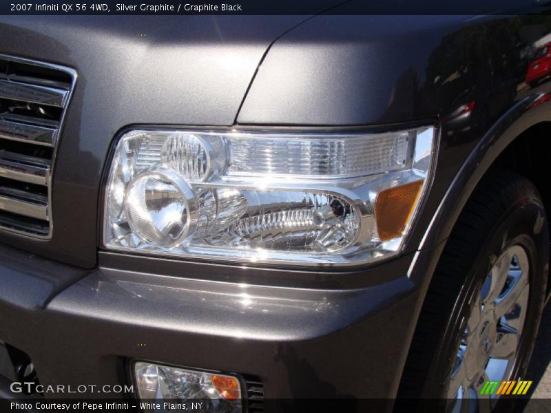 Silver Graphite / Graphite Black 2007 Infiniti QX 56 4WD
