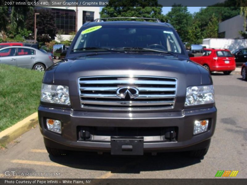 Silver Graphite / Graphite Black 2007 Infiniti QX 56 4WD