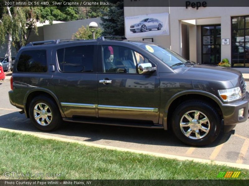 Silver Graphite / Graphite Black 2007 Infiniti QX 56 4WD