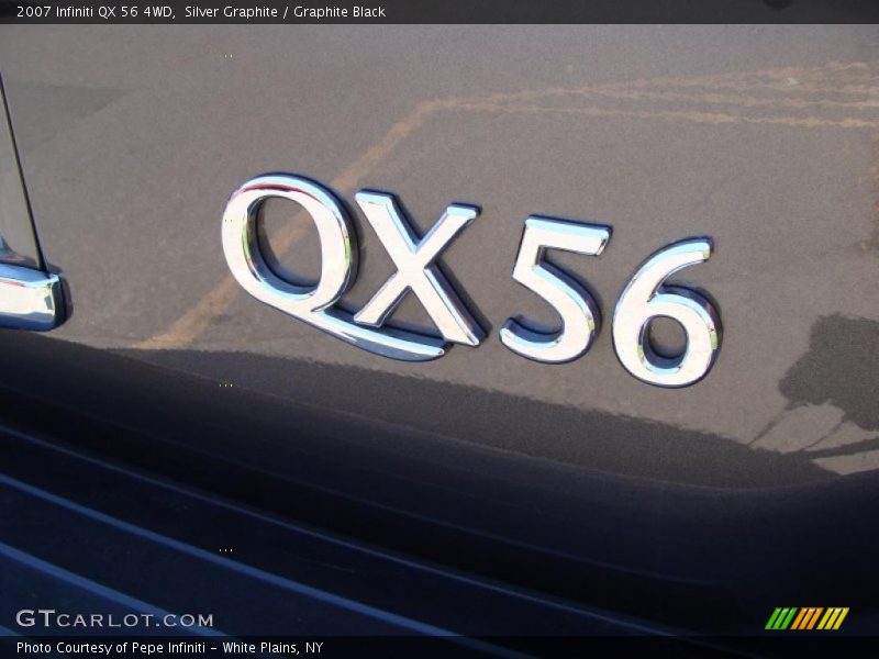 Silver Graphite / Graphite Black 2007 Infiniti QX 56 4WD