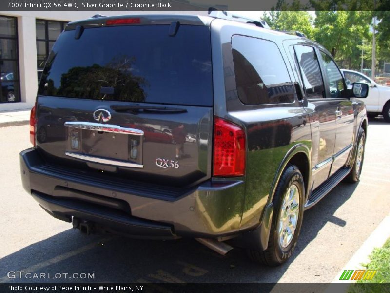 Silver Graphite / Graphite Black 2007 Infiniti QX 56 4WD