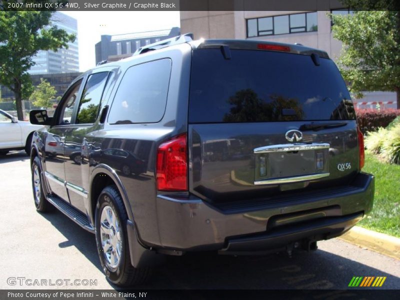 Silver Graphite / Graphite Black 2007 Infiniti QX 56 4WD