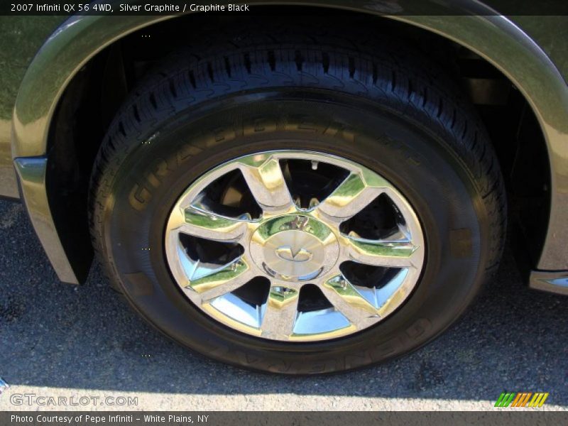 Silver Graphite / Graphite Black 2007 Infiniti QX 56 4WD