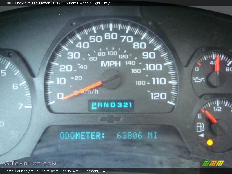 Summit White / Light Gray 2005 Chevrolet TrailBlazer LT 4x4