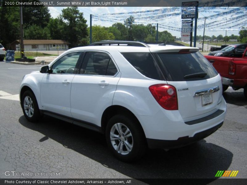 Summit White / Jet Black/Light Titanium 2010 Chevrolet Equinox LT