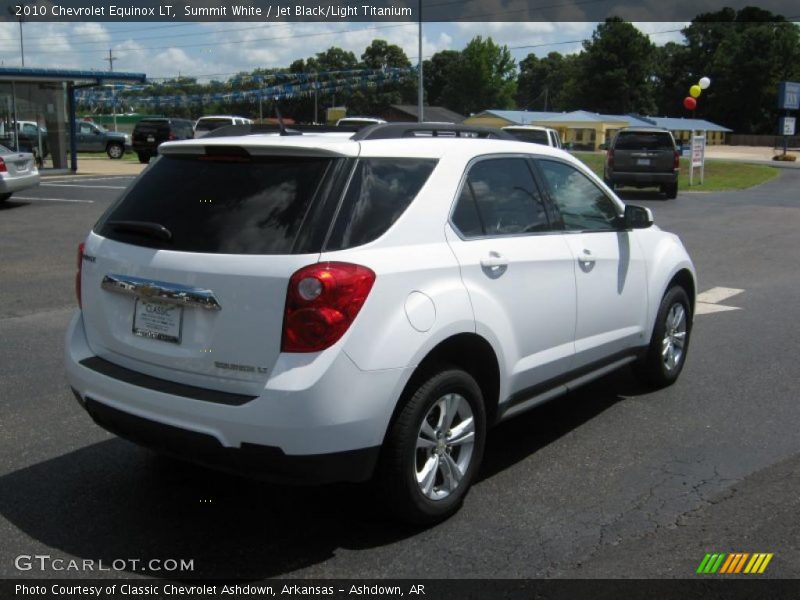 Summit White / Jet Black/Light Titanium 2010 Chevrolet Equinox LT