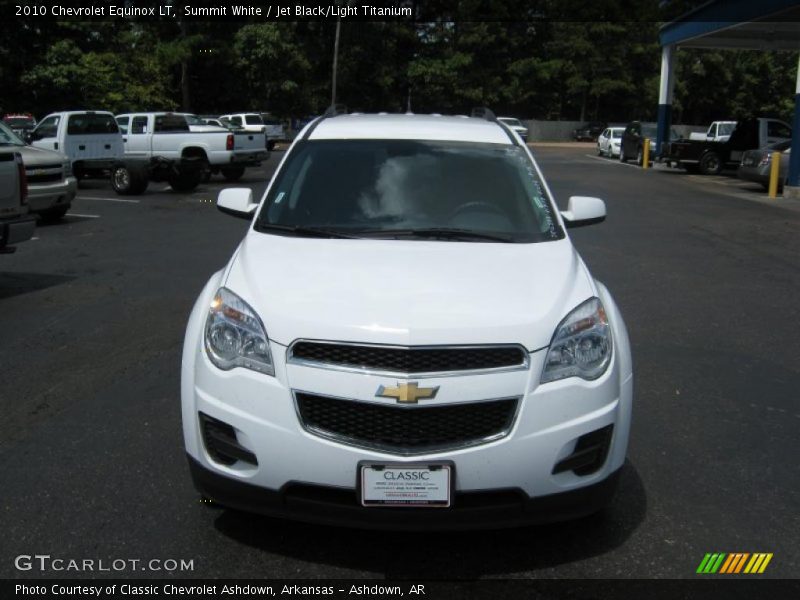 Summit White / Jet Black/Light Titanium 2010 Chevrolet Equinox LT