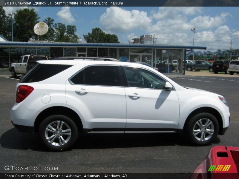 Summit White / Jet Black/Light Titanium 2010 Chevrolet Equinox LT