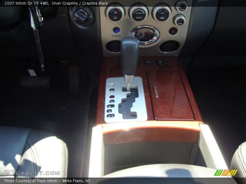 Silver Graphite / Graphite Black 2007 Infiniti QX 56 4WD