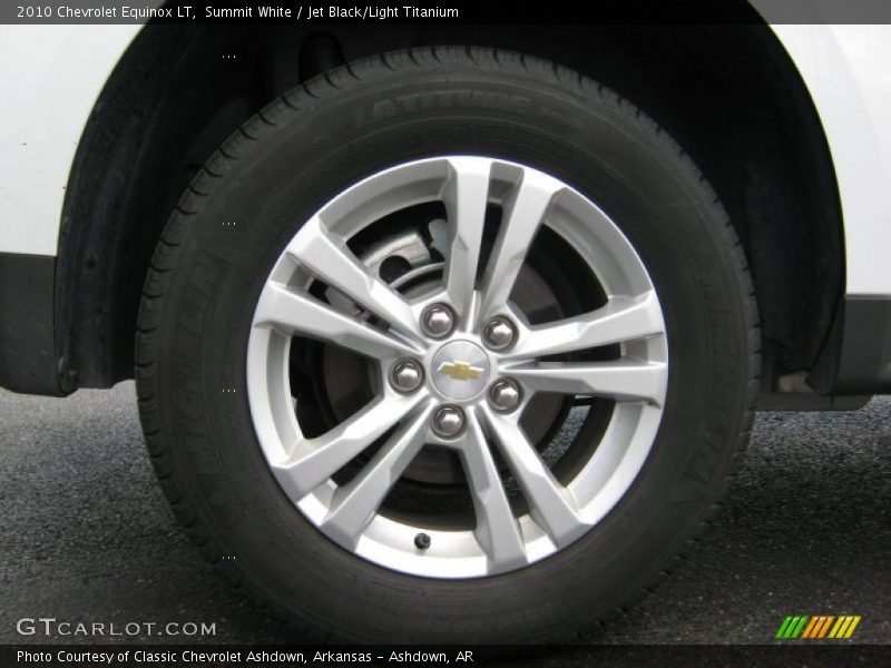 Summit White / Jet Black/Light Titanium 2010 Chevrolet Equinox LT