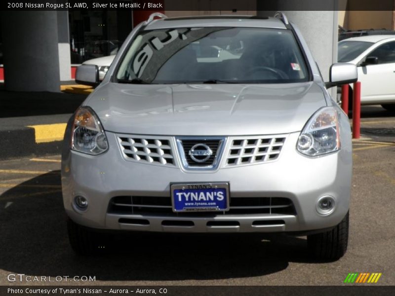 Silver Ice Metallic / Black 2008 Nissan Rogue SL AWD