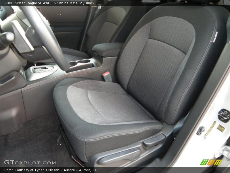 Silver Ice Metallic / Black 2008 Nissan Rogue SL AWD