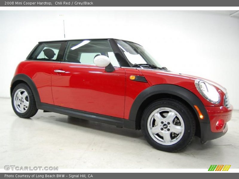 Chili Red / Grey/Black 2008 Mini Cooper Hardtop