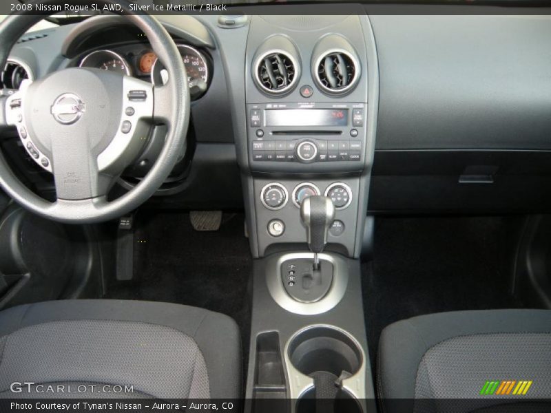 Silver Ice Metallic / Black 2008 Nissan Rogue SL AWD