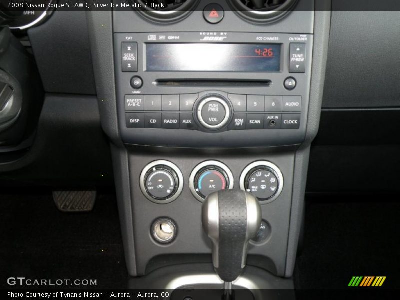 Silver Ice Metallic / Black 2008 Nissan Rogue SL AWD