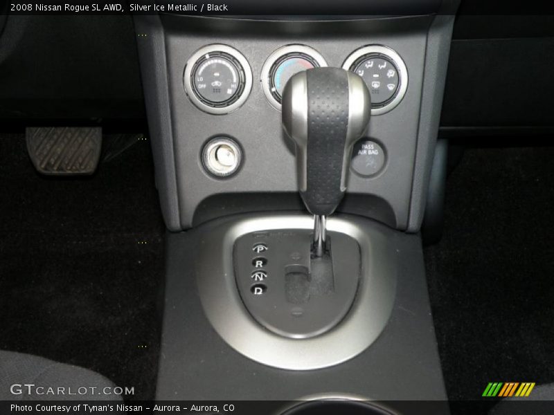 Silver Ice Metallic / Black 2008 Nissan Rogue SL AWD