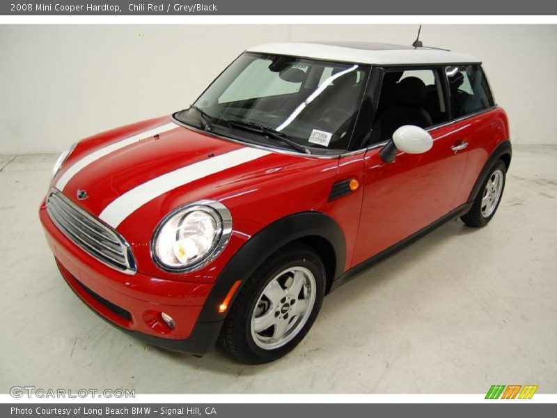 Chili Red / Grey/Black 2008 Mini Cooper Hardtop