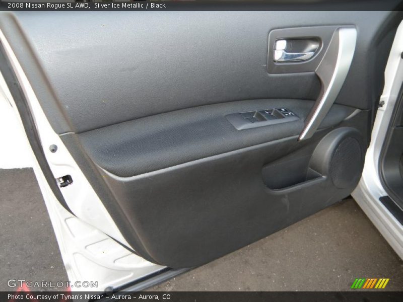 Silver Ice Metallic / Black 2008 Nissan Rogue SL AWD