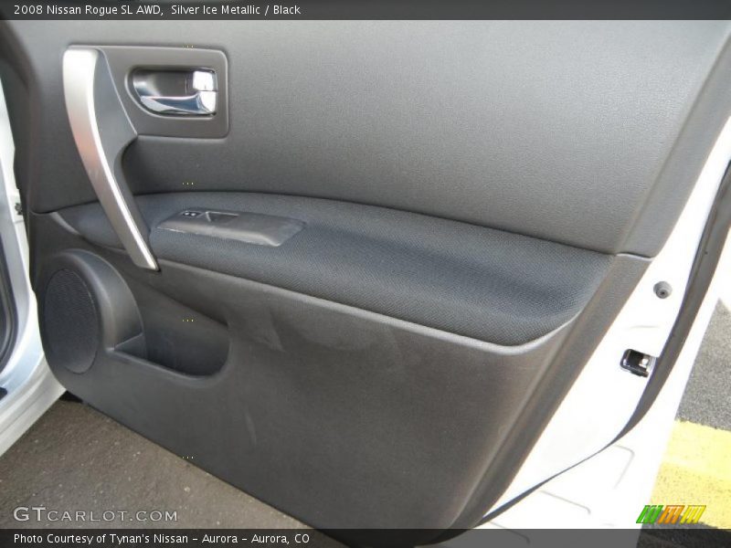 Silver Ice Metallic / Black 2008 Nissan Rogue SL AWD