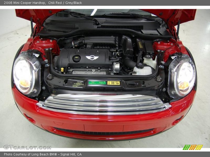 Chili Red / Grey/Black 2008 Mini Cooper Hardtop