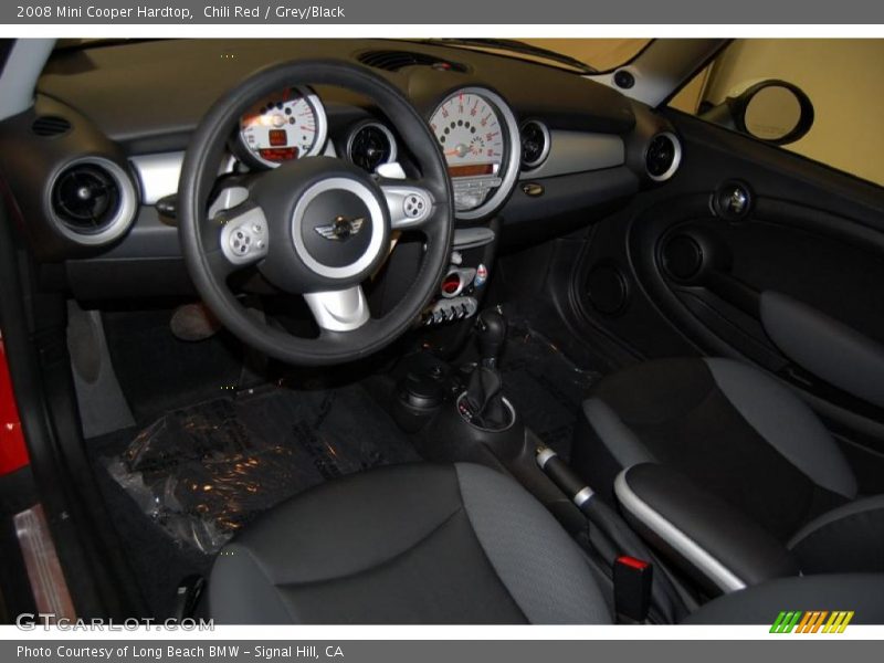 Chili Red / Grey/Black 2008 Mini Cooper Hardtop