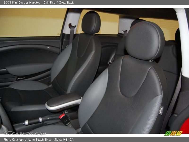 Chili Red / Grey/Black 2008 Mini Cooper Hardtop
