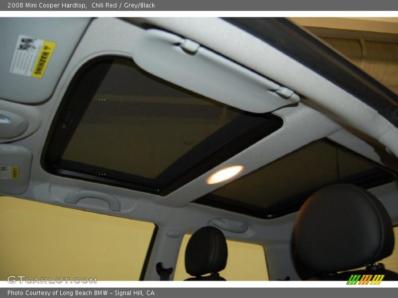 Chili Red / Grey/Black 2008 Mini Cooper Hardtop