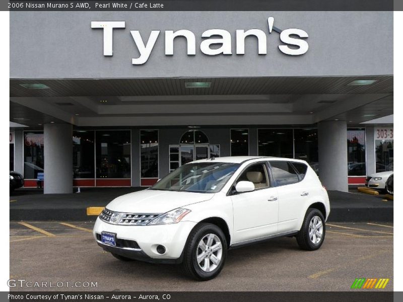 Pearl White / Cafe Latte 2006 Nissan Murano S AWD