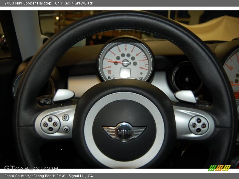 Chili Red / Grey/Black 2008 Mini Cooper Hardtop