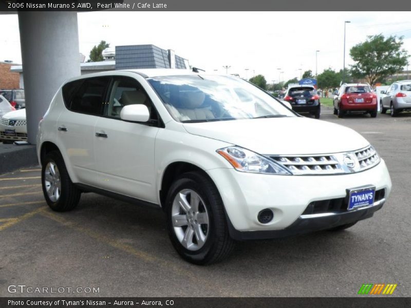 Pearl White / Cafe Latte 2006 Nissan Murano S AWD