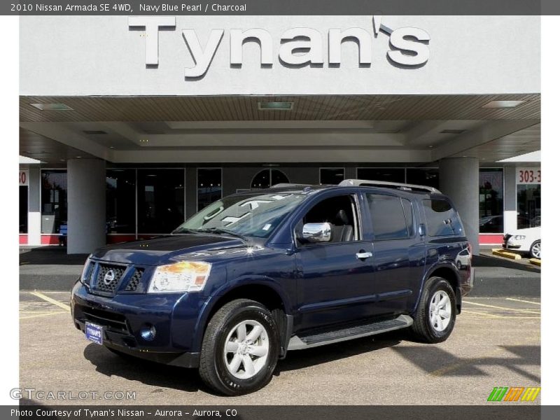 Navy Blue Pearl / Charcoal 2010 Nissan Armada SE 4WD