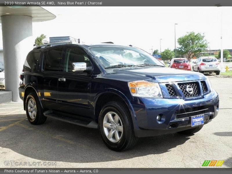 Navy Blue Pearl / Charcoal 2010 Nissan Armada SE 4WD