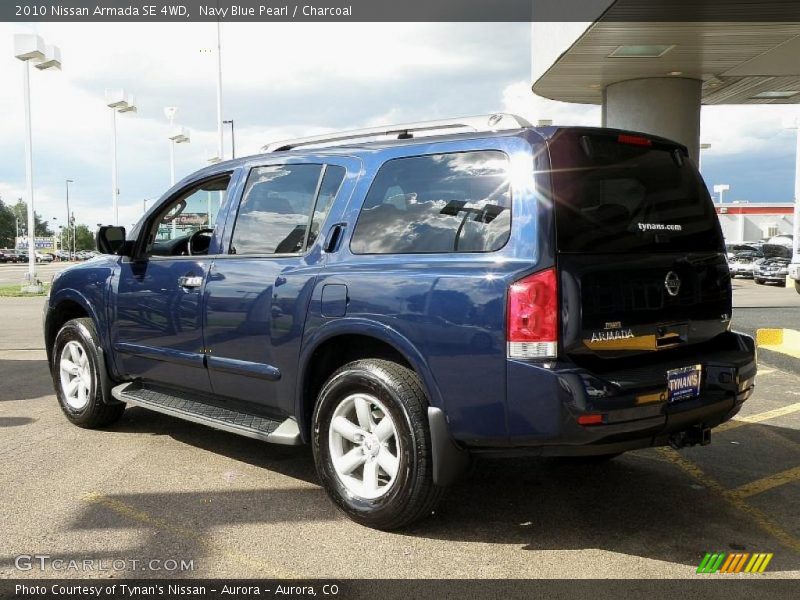 Navy Blue Pearl / Charcoal 2010 Nissan Armada SE 4WD
