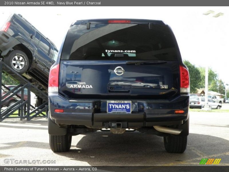 Navy Blue Pearl / Charcoal 2010 Nissan Armada SE 4WD