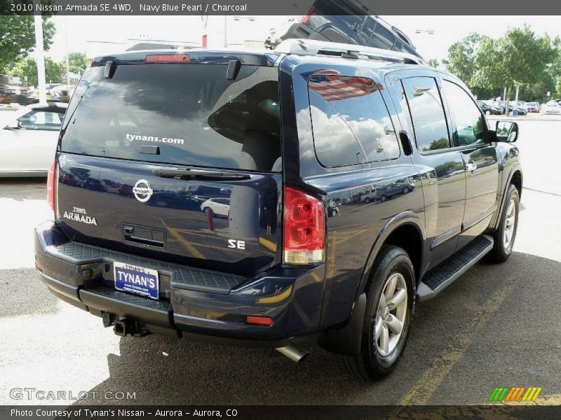 Navy Blue Pearl / Charcoal 2010 Nissan Armada SE 4WD