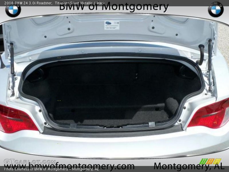 Titanium Silver Metallic / Black 2008 BMW Z4 3.0i Roadster