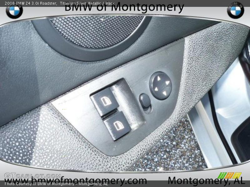 Titanium Silver Metallic / Black 2008 BMW Z4 3.0i Roadster