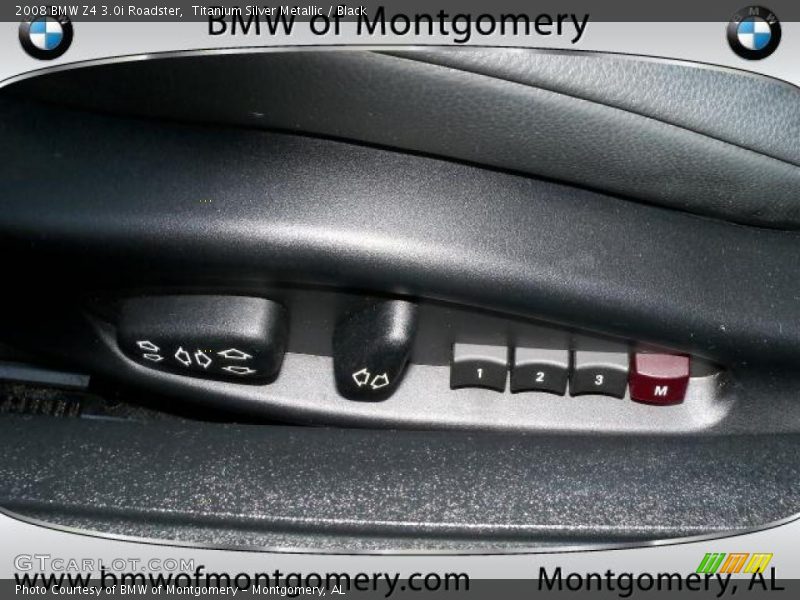 Titanium Silver Metallic / Black 2008 BMW Z4 3.0i Roadster