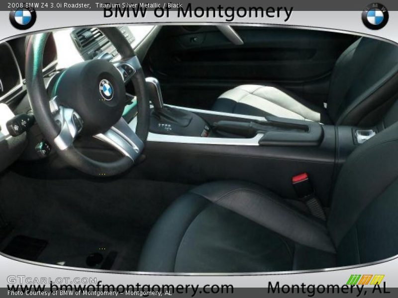 Titanium Silver Metallic / Black 2008 BMW Z4 3.0i Roadster