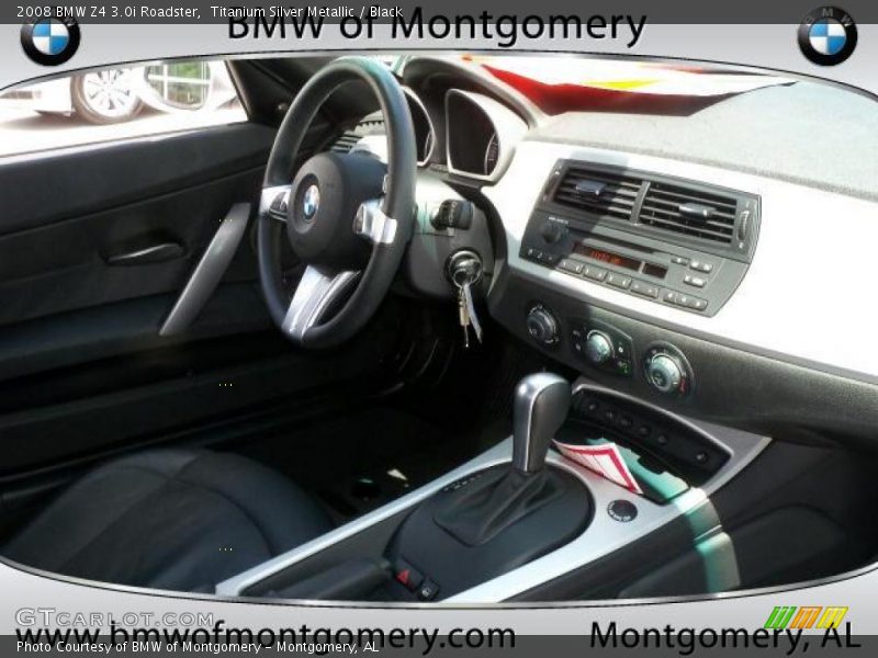 Titanium Silver Metallic / Black 2008 BMW Z4 3.0i Roadster