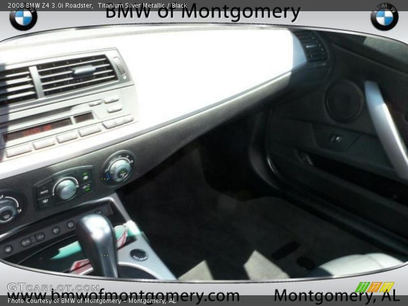 Titanium Silver Metallic / Black 2008 BMW Z4 3.0i Roadster